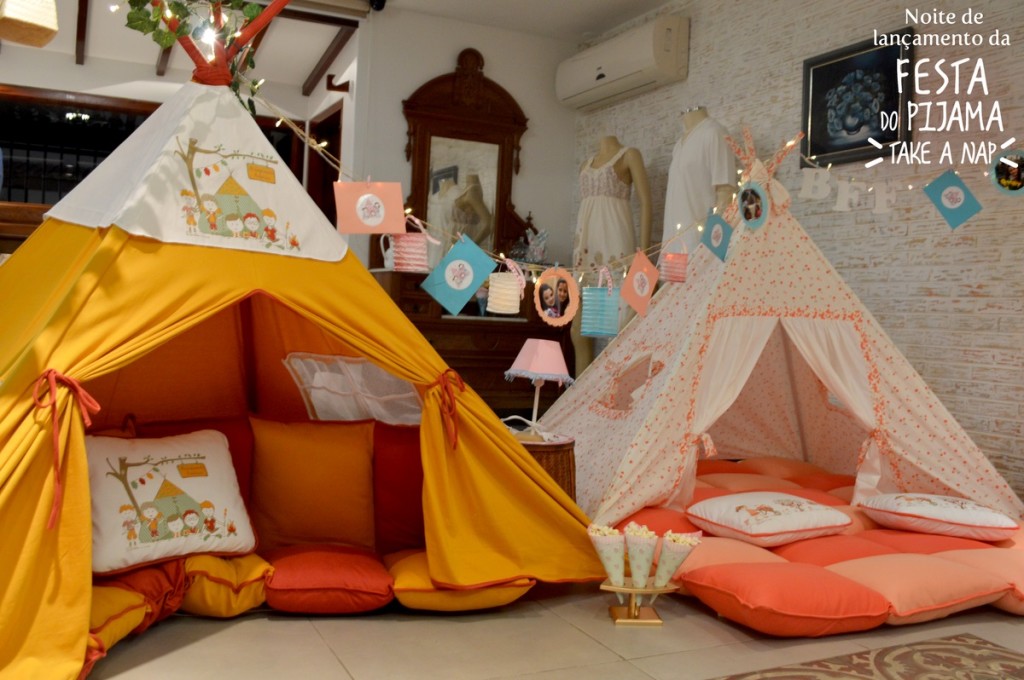 Sessão cineminha Take a Nap decoração