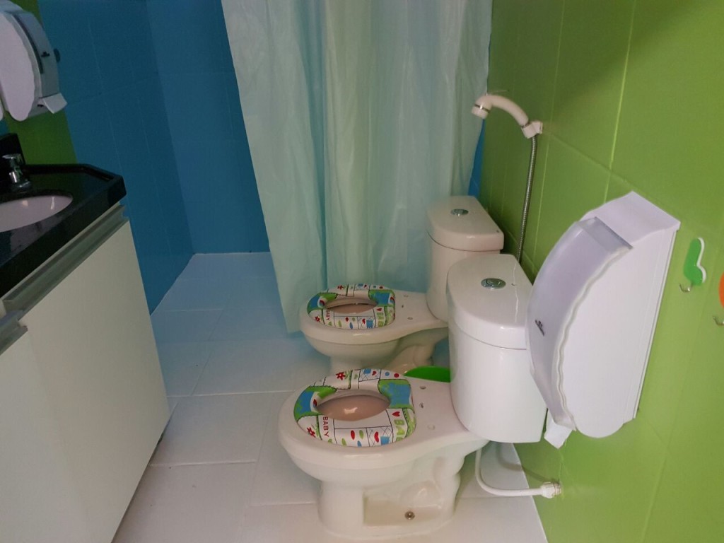 Corujinha banheiro infantil