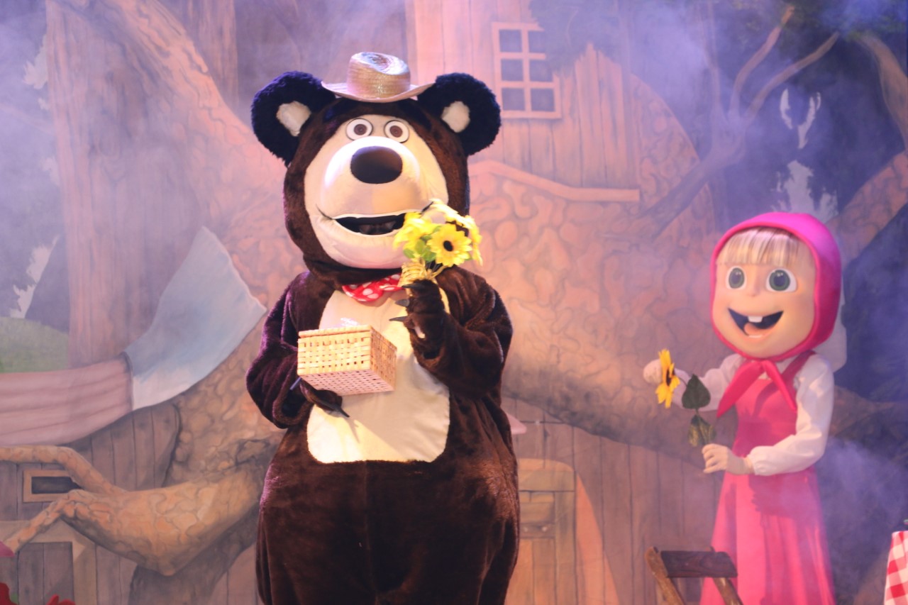 Espetáculo infantil “Masha e o Urso” em Fortaleza