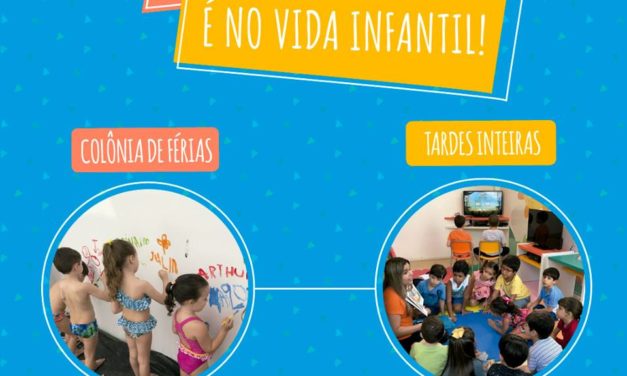Diversão nas férias do Vida Infantil