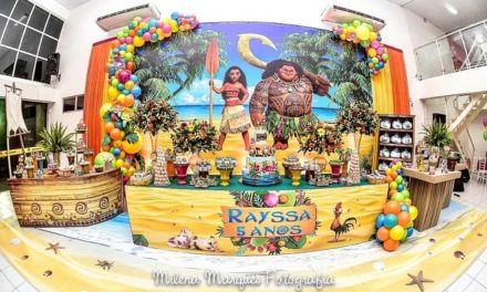 Moana nos 5 anos da Rayssa