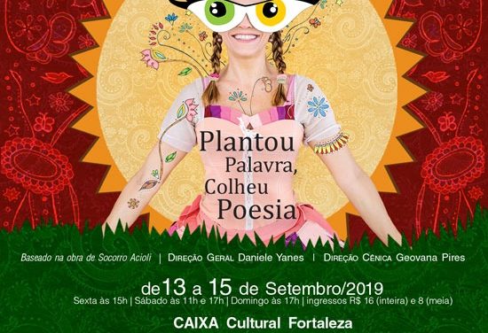 Espetáculo infantil em homenagem a poetas sertanejos na CAIXA Cultural Fortaleza