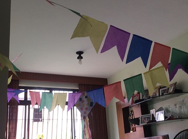 Como decorar a casa com bandeirinhas