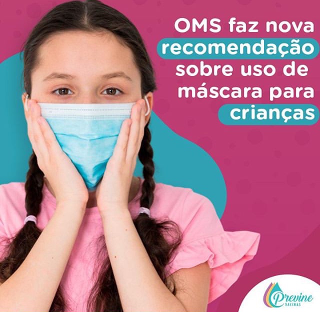 OMS faz novas RECOMENDAÇÕES para o uso de MÁSCARAS em CRIANÇAS