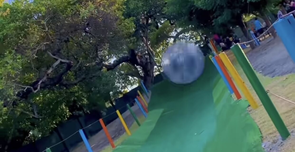 Engenhoca Parque inaugura nova atração, o Zorb Ball