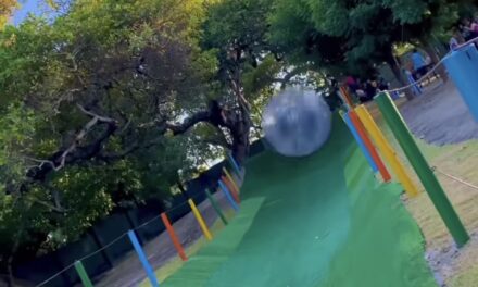 Engenhoca Parque inaugura nova atração, o Zorb Ball