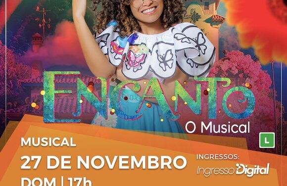 Espetáculo infantil “Encanto – O Musical” está em cartaz no Theatro Via Sul Fortaleza