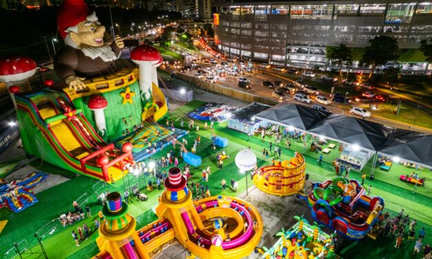 Em Fortaleza pela segunda vez, maior parque de infláveis do mundo oferece 14 brinquedos gigantes