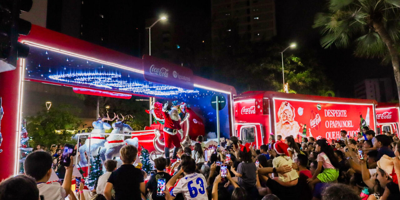 Beach Park dá início à temporada de Natal com a chegada da Caravana Coca-Cola