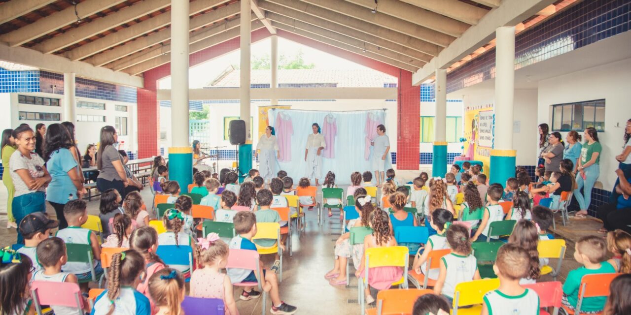 Projeto cearense destaca importância da arte na primeira infância